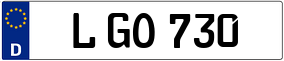 Truck License Plate